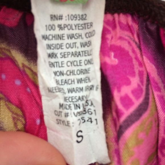 Fuschia flowy skirt - Picture 2 of 6